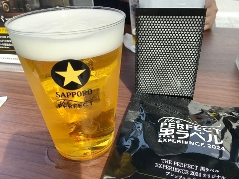 ビールとスナック.JPG